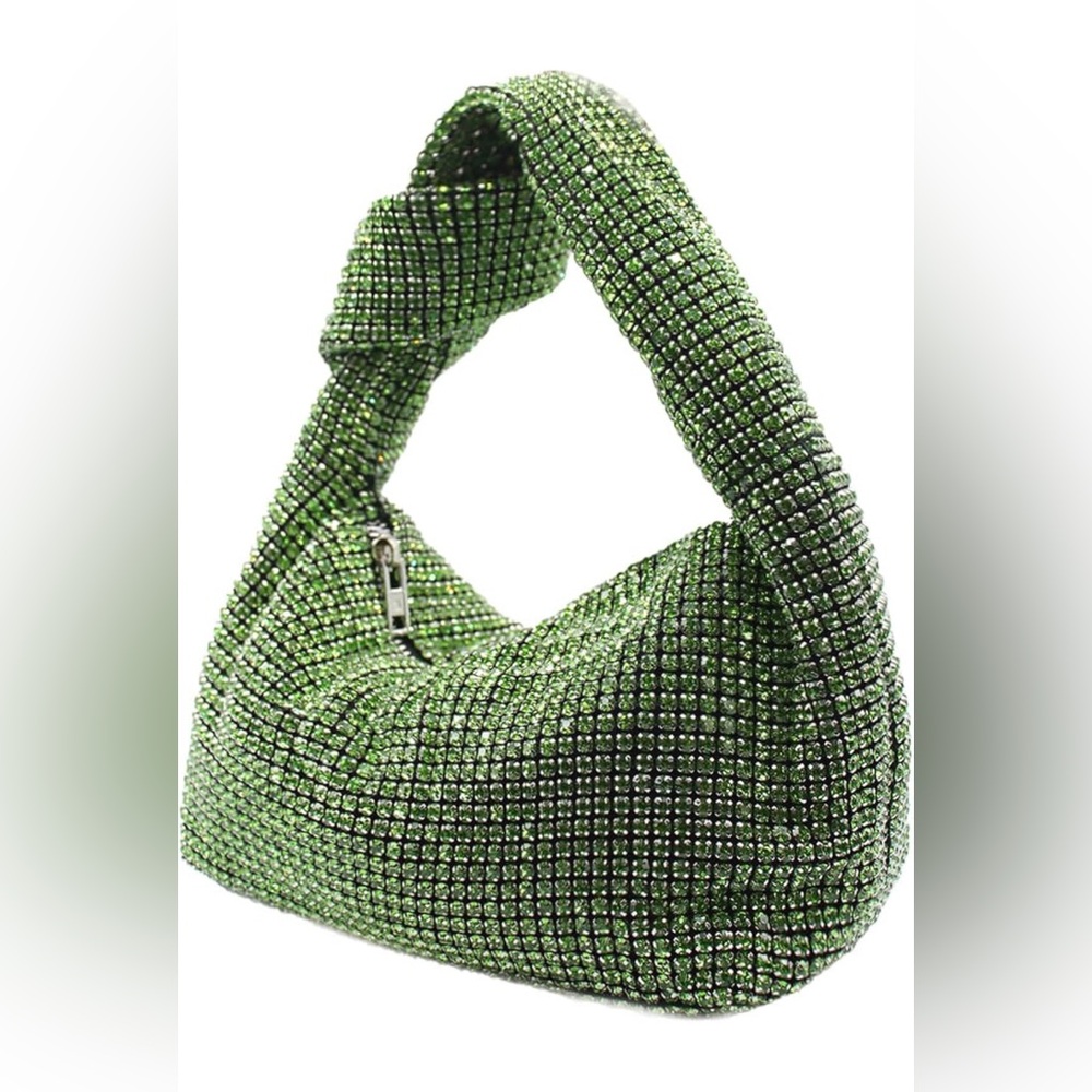 Bling rhinestone knotted handbag